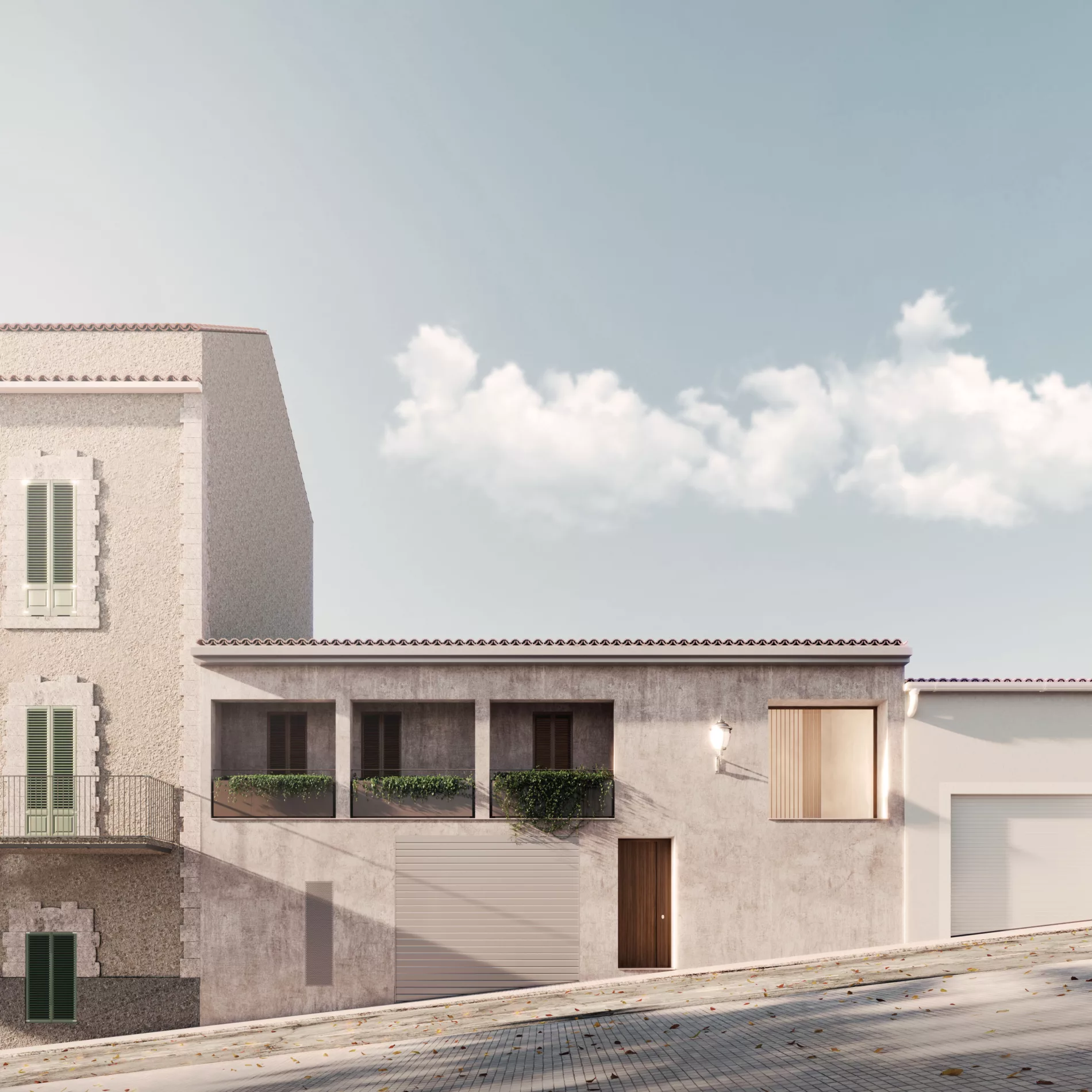 REFORMA Vivienda unifamiliar por ESTUDIO AB2 ARQUITECTURA en Palma, El Terreno